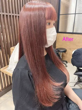 ロング カラー vis-a-vis　板橋店所属・たなか なおのヘアスタイル