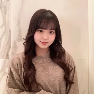 ロング ピンクカラー🎀 米津 美佑のヘアスタイル