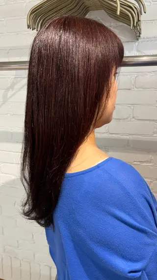 ロング カラー 松本 りんのヘアスタイル