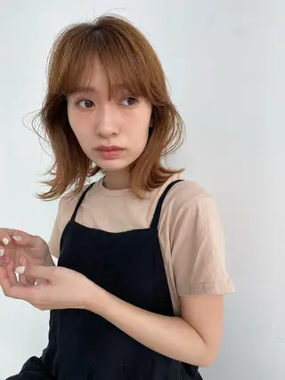 セミロング ୨୧柔らかいカラー nozomi ୨୧のヘアスタイル