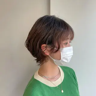 ショート パーマ イトウ アキノリのヘアスタイル