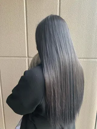 ロング ✨🎨ブリーチなし 透明感カラー✨美友のヘアスタイル