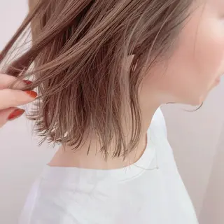 ミディアム カラー ヘアアレンジ la fith所属・rico_by ヘアとアイブロウのヘアスタイル