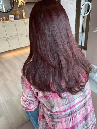 ロング カラー Lien.テラダ 各務原スタイリストのヘアスタイル