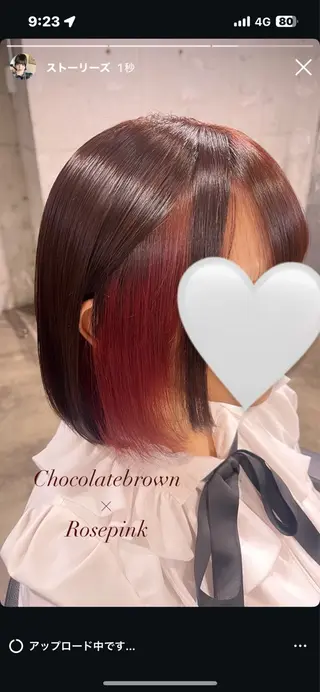 カラー 🍒おたく美容師🍒 暖色ヘア Yuu🍒のヘアスタイル
