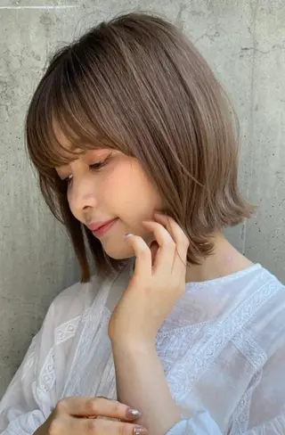 ミディアム カラー 💗ルシードスタイル REVE💗のヘアスタイル