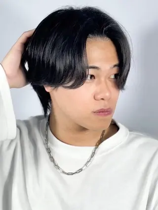 ショート メンズ パーマ ヒロ銀座青山店所属・森本 みくのヘアスタイル