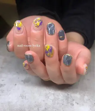 ネイル ﾈｲﾙﾙｰﾑﾘｯｶ 𝐦𝐚𝐲𝐮のネイルデザイン