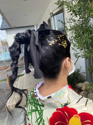 ロング ヘアアレンジ 🌷名駅/髪質改善 ヘアセット/モネ🌷のヘアスタイル