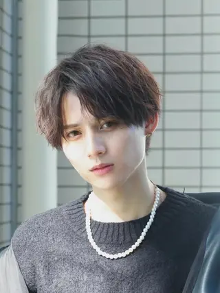 パーマ メンズ 小島 希星のヘアスタイル