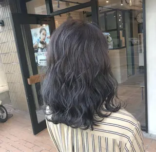 セミロング La fith hair lov.駅家店【ラフィス ヘアー ロブ】所属・Lafithhair lov. 福山駅家店のヘアスタイル