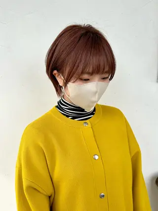 ショート 韓国🇰🇷ボブ✂︎ レイヤー✂︎三吉明人のヘアスタイル