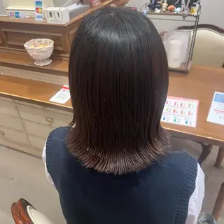 ミディアム SALOWIN川崎WEST店所属・🌷川崎/アレンジ/ 暖色ボブ/コトネ🌷のヘアスタイル