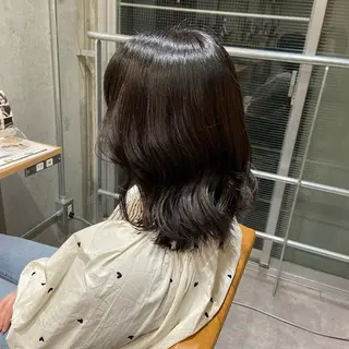 ミディアム カラー 👒oikawa kaede🍃のヘアスタイル