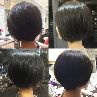 ショート 手櫛でストレート/ 人生を変える美髪へのヘアスタイル