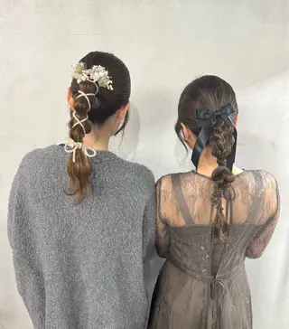 ヘアアレンジ #ボブ #ウルフ #tag佐藤璃美のヘアスタイル