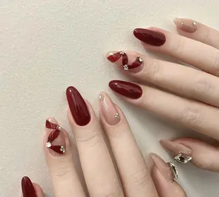 ネイル By moonネイル 🌷ワンホン/韓国風のネイルデザイン