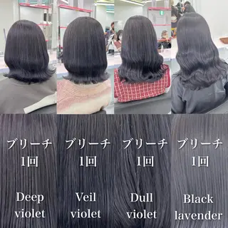 セミロング カラー お客様満足No.1 🌈Neneのヘアスタイル