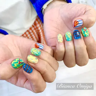 ネイル ビアンカ大宮 店長 モリサワレイラのネイルデザイン