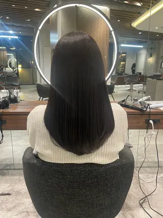 セミロング 新宿/新宿三丁目 yuinaのヘアスタイル