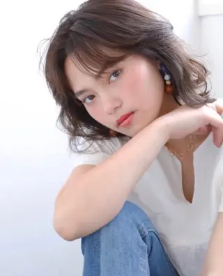 ミディアム 🍊千葉 未来🍊店長のヘアスタイル