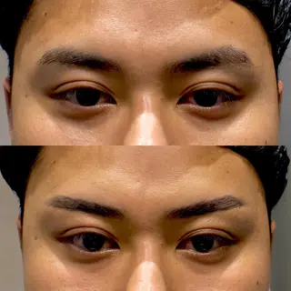 ショート メンズ アイブロウ メンズ眉毛ワックス 青山英憲のヘアスタイル