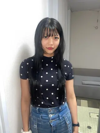 ロング 大谷 羽音のヘアスタイル