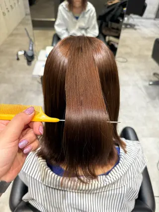 セミロング カラー ＿WHITE鳳店所属・＿white鳳店/ 牧原彩乃のヘアスタイル