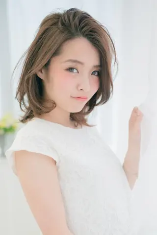 セミロング カラー パーマ 髪質改善サロン Liko🌟のヘアスタイル