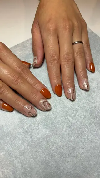 メンズ ネイル 山田 美羽のネイルデザイン