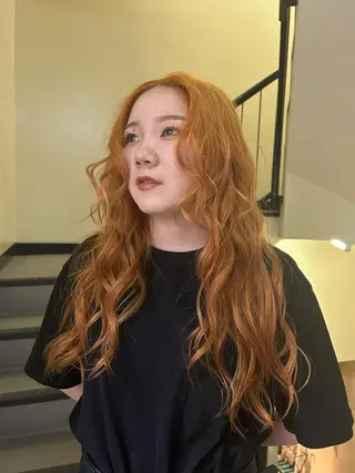 ロング カラー ヘアアレンジ ☕️結【suii.】 ボブ/ヘアセット☕️のヘアスタイル