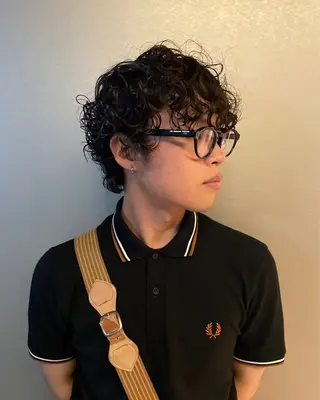 ショート パーマ メンズ 吉田一輝 外国人パーマのヘアスタイル