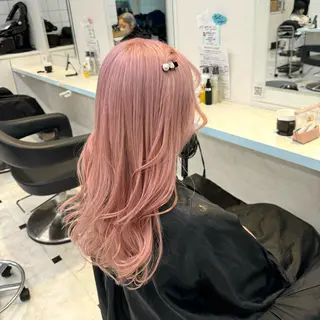 ロング カラー 暖色🩷透明感カラー ♡Maika♡のヘアスタイル