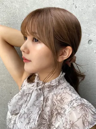 ロング SALOWIN原宿AROA店所属・顔まわり神カット✂︎ 齋藤雄大【表参道】のヘアスタイル