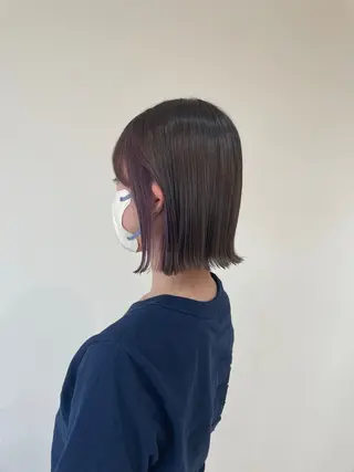 ショート カラー ベージュカラー🧸/ 松崎/東区/田中理沙のヘアスタイル