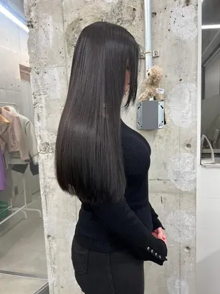 ミディアム カラー ヘアケア特化型サロン newi 梅田のヘアスタイル