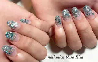 ミディアム ネイル ネイルスタジオ シェイクユアハンズのネイルデザイン