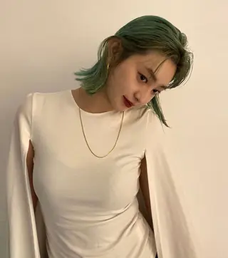 ミディアム レイヤー/顔周り/ 透明感/ののか💞のヘアスタイル