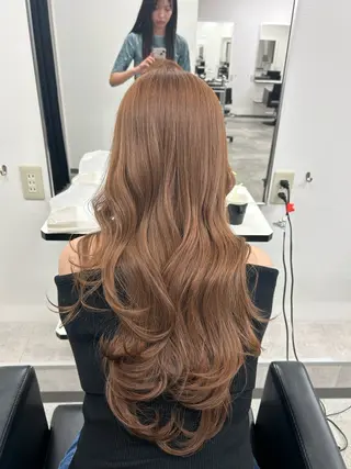 ロング REV.所属・堀川咲/ｃｕｔ✂︎/ 𝚛𝚎𝚟./大阪のヘアスタイル