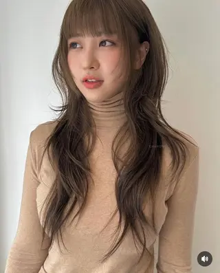 カラー ロング 🌈カラーとエクステ 🌟エクステのヘアスタイル