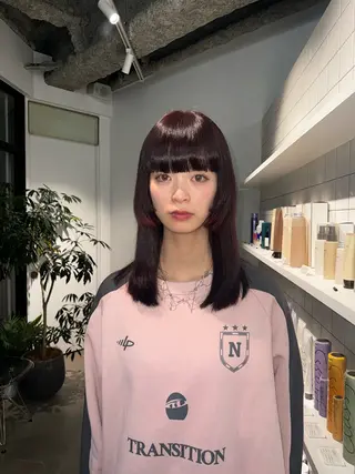 セミロング 🩰Nico ☺︎Rukaのヘアスタイル