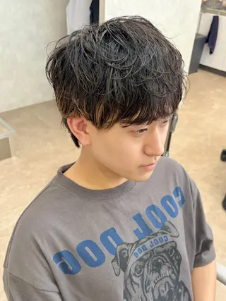 パーマ メンズ 🧸韓国ヘア/メンズ KURUMI🤍のヘアスタイル