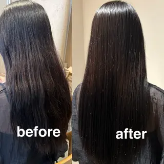 ロング hair make ONE006所属・SAoRi 縮毛矯正/カラーのヘアスタイル