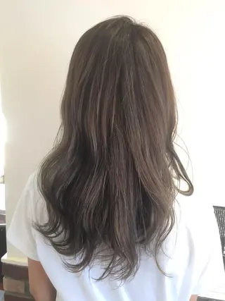 ロング カラー パーマ ヘアアレンジ メンズ 福元友梨 ディレクター✂️のヘアスタイル