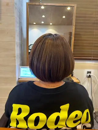 ショート Agu hair emio城陽所属・Agu peachのヘアスタイル