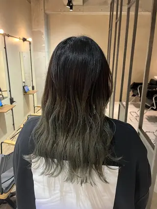 ロング カラー 菅野 紗弥のヘアスタイル