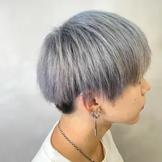 ショート カラー メンズ 飯塚 想のヘアスタイル