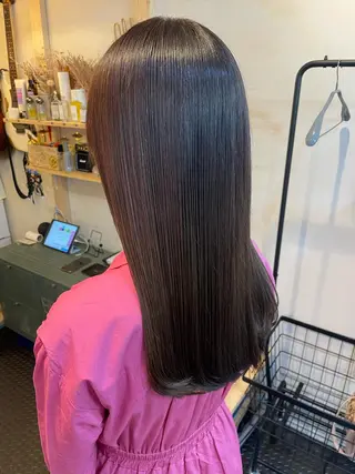 セミロング カラー SUN GLOW サングロウ所属・水素トリートメント/ 髪質改善/ナカノメのヘアスタイル