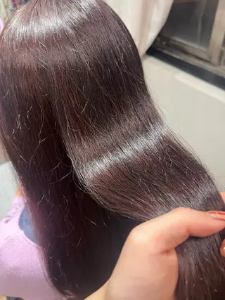 セミロング 袋瀬 玲奈のヘアスタイル