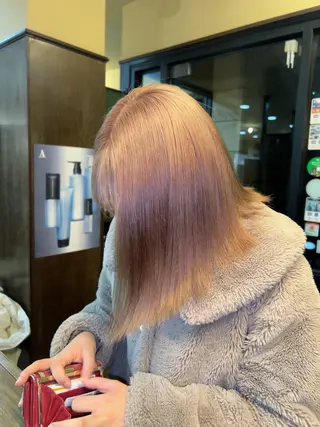 ミディアム カラー ヘアアレンジ SHIAN八王子所属・SHIAN 八王子 🍑すずかのヘアスタイル